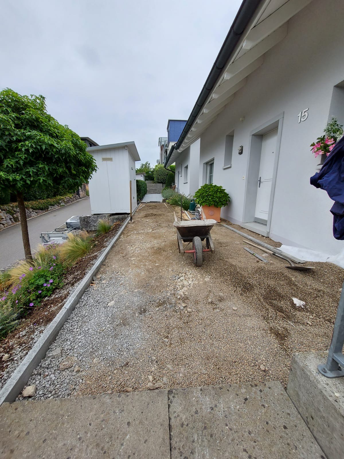 Landscaping work sample